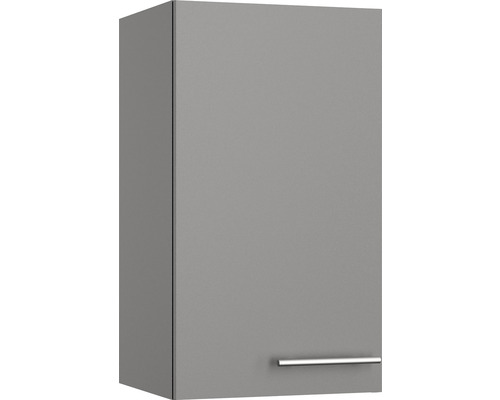Optifit wandkast Mats825 BxDxH 40x34,9x70,4 cm basaltgrijs mat gedemonteerd scharnier omkeerbaar (links of rechts te monteren)