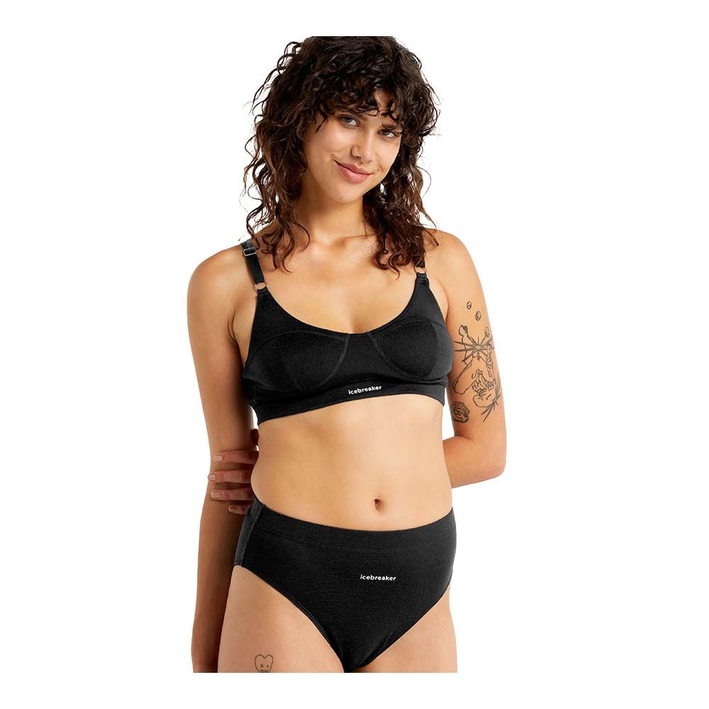 Icebreaker QUEENS - Culotte Femme black