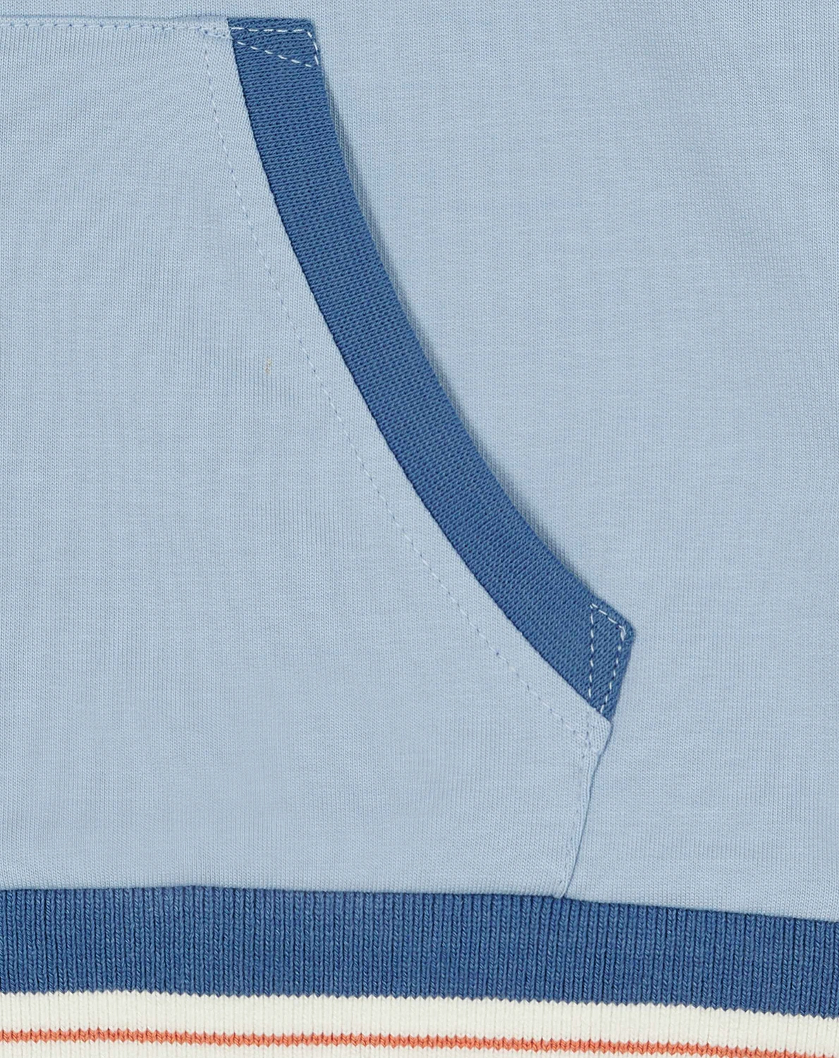 Sweatjacke COLLEGE in bijou blue