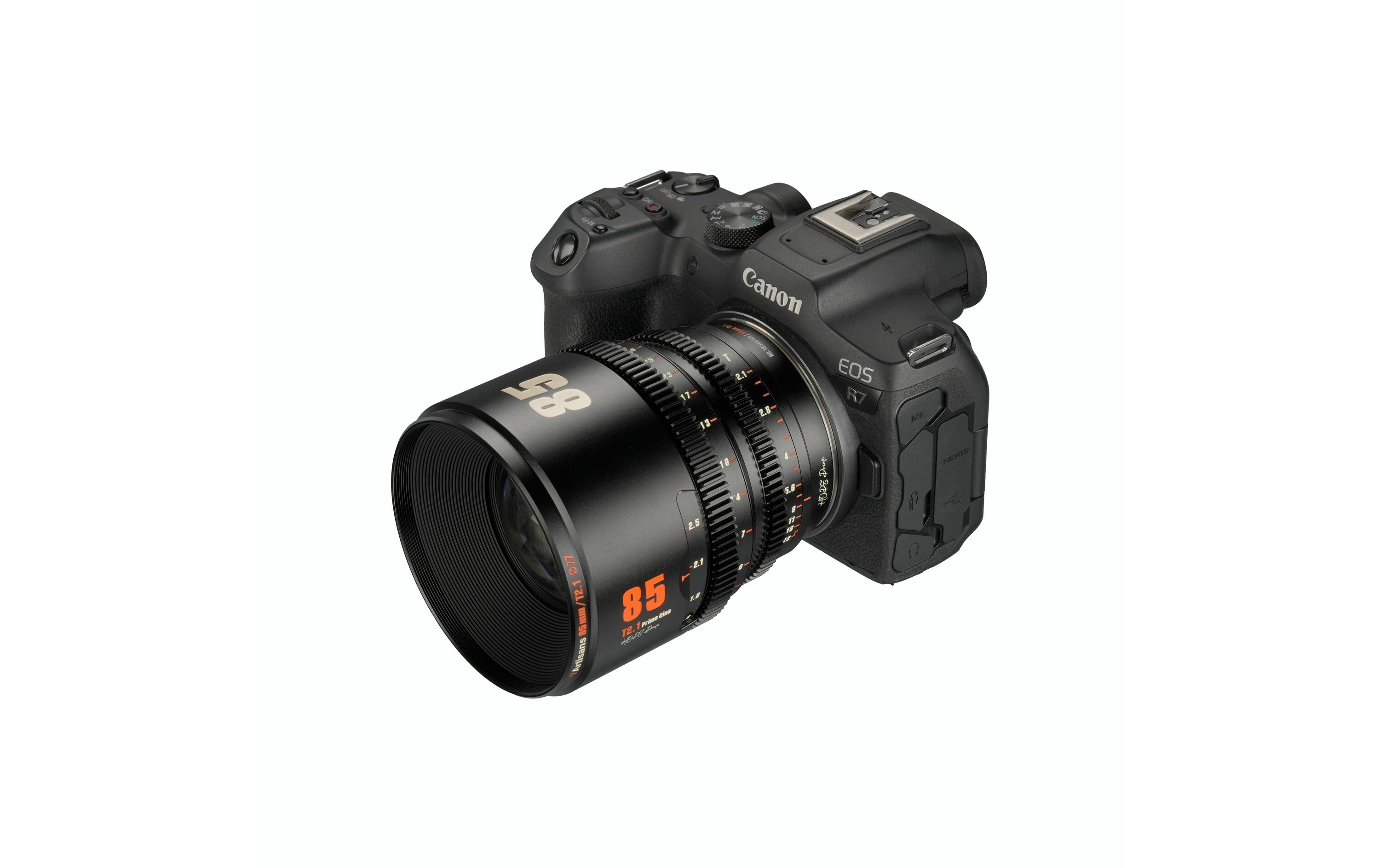 Festbrennweite 85mm T/2.1 – Canon RF<br>Kompaktes, leichtes Objektiv für Kameras mit Super35-Sensoren