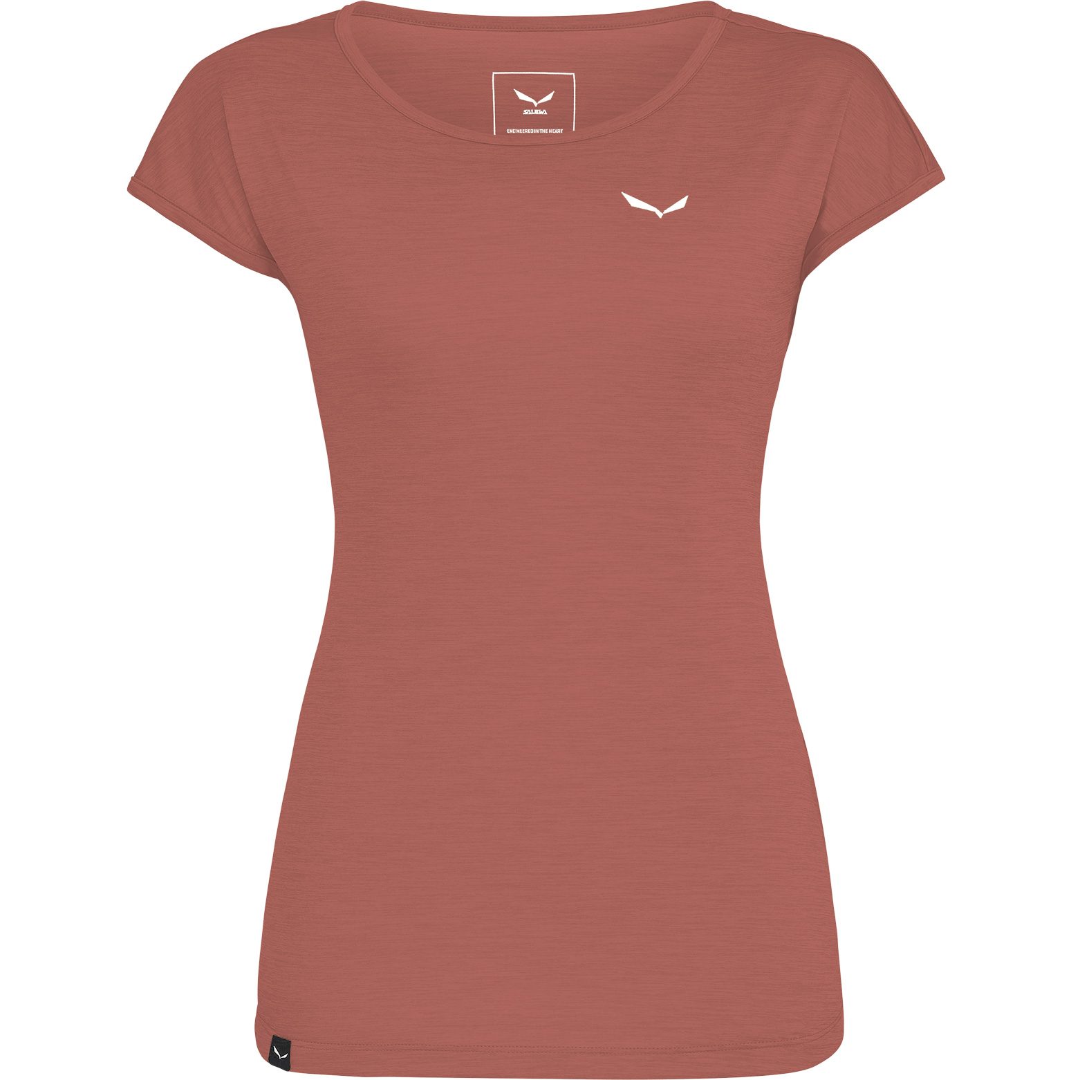 SALEWA Puez Melange Dry T-Shirt Damen etruscan red melange