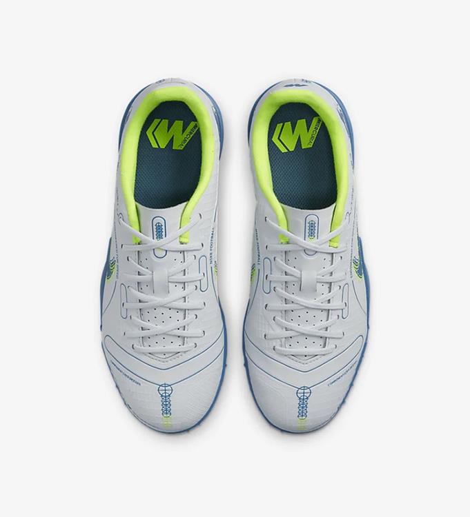 JR VAPOR 14 ACADEMY TF,FOOTBALL GRE FOOTBALL-GREY-DK-MARINA-BLUE