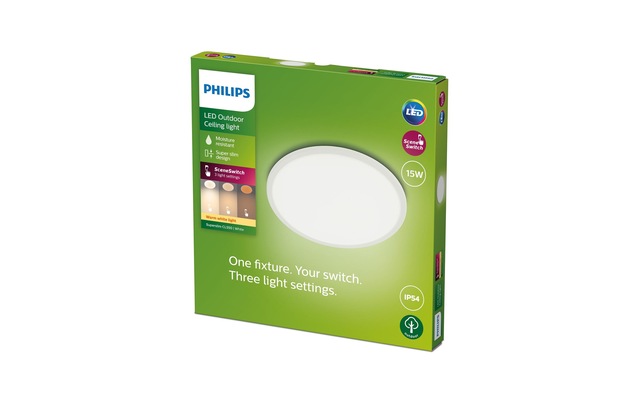 Philips Deckenleuchte »Superslim CL5« Warmweiss