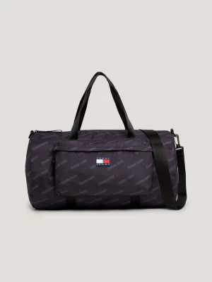 Bolsa de viagem exclusiva com estampa de logotipo reciclado