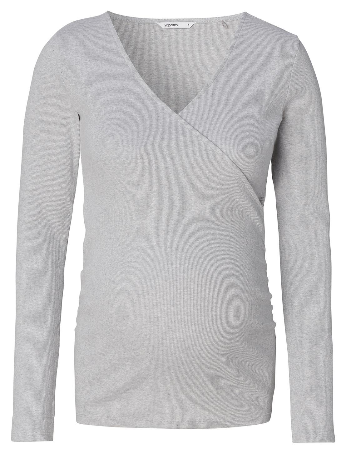 Noppies Maternity Voedingsshirt Sara - Grey Melange