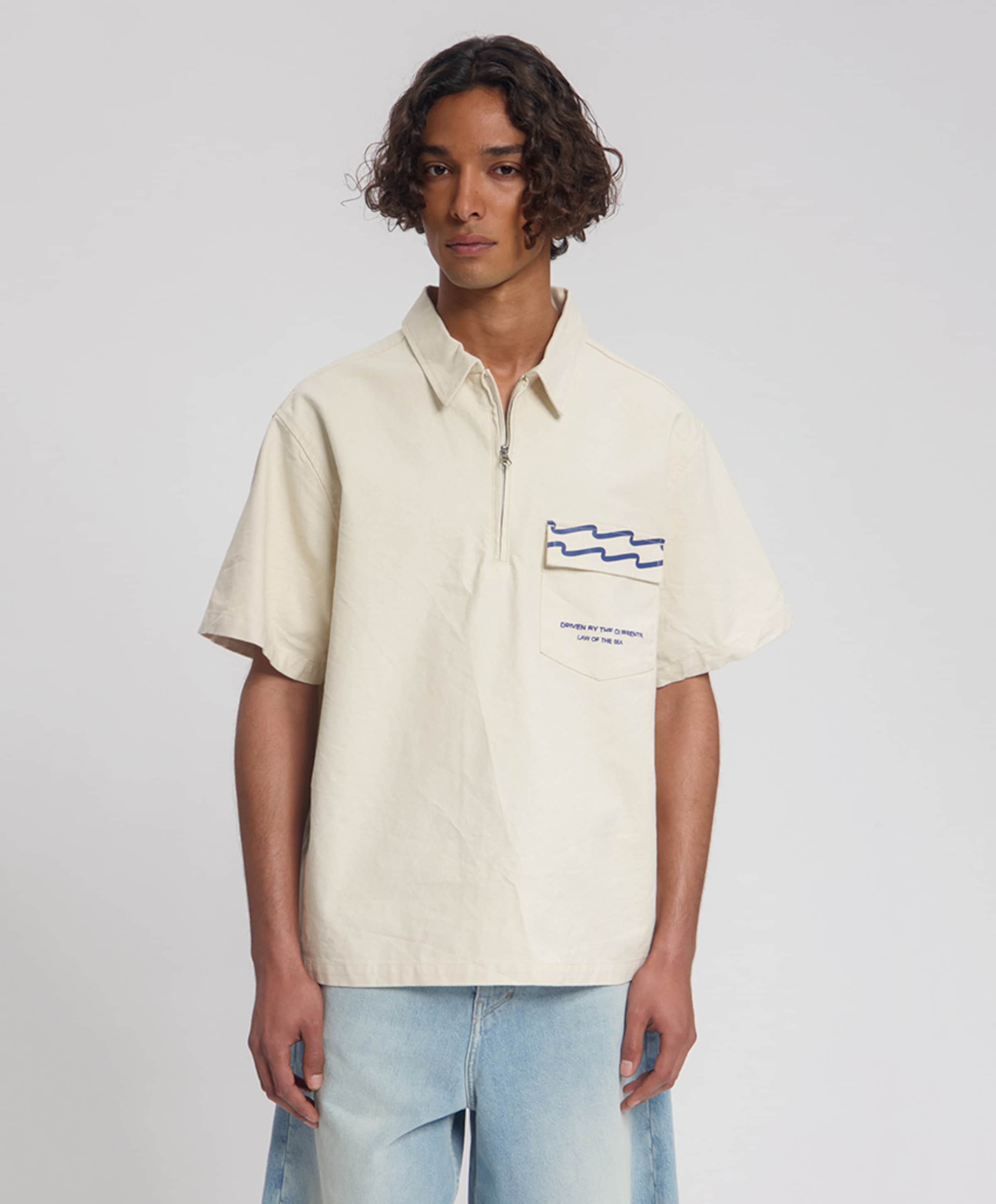 Law of the Sea Heren polo ecru