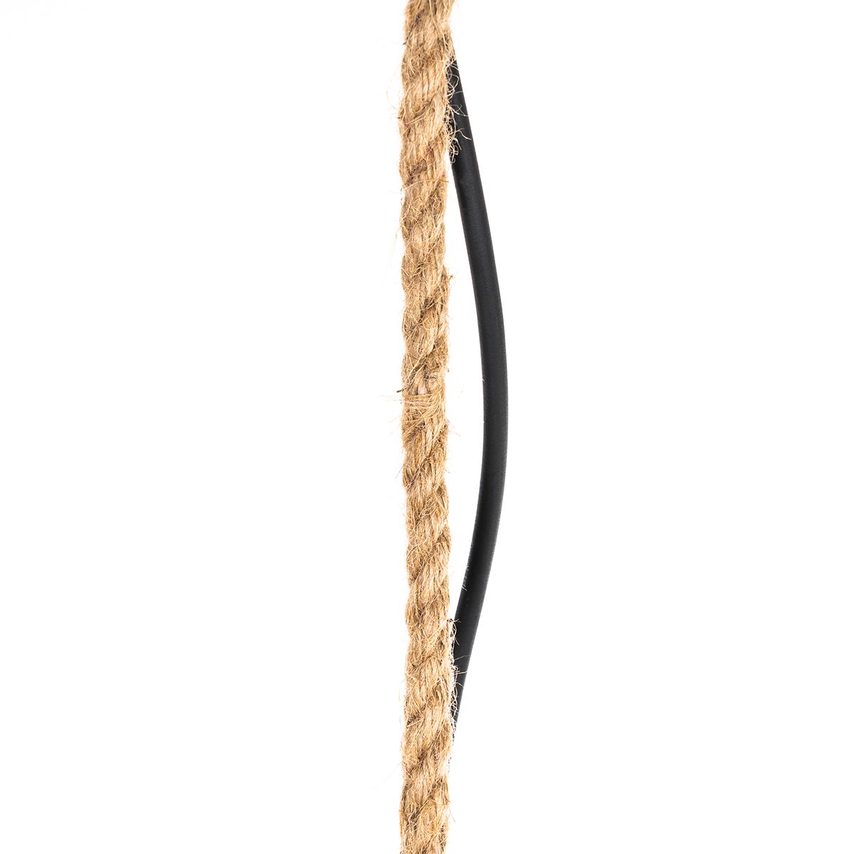 Landelijke buiten hanglamp rotan 40 cm - Calamus