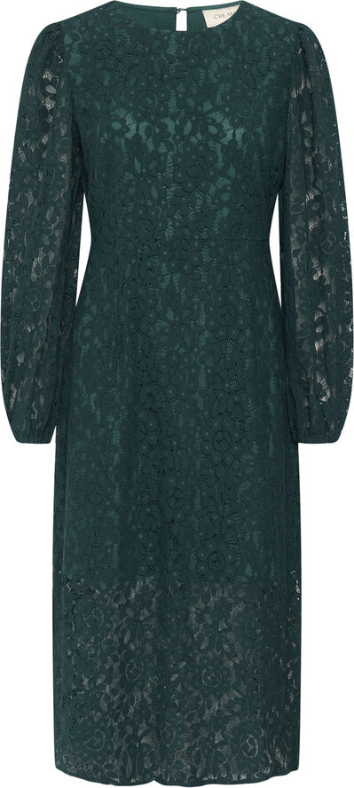 Cream CREbana LS Dress Sea moss