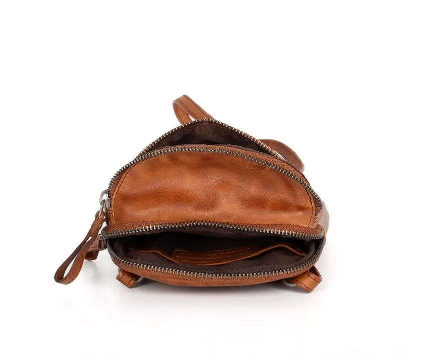 Spikes & Sparrow Naomi Crossbody / Phone Holder Brandy