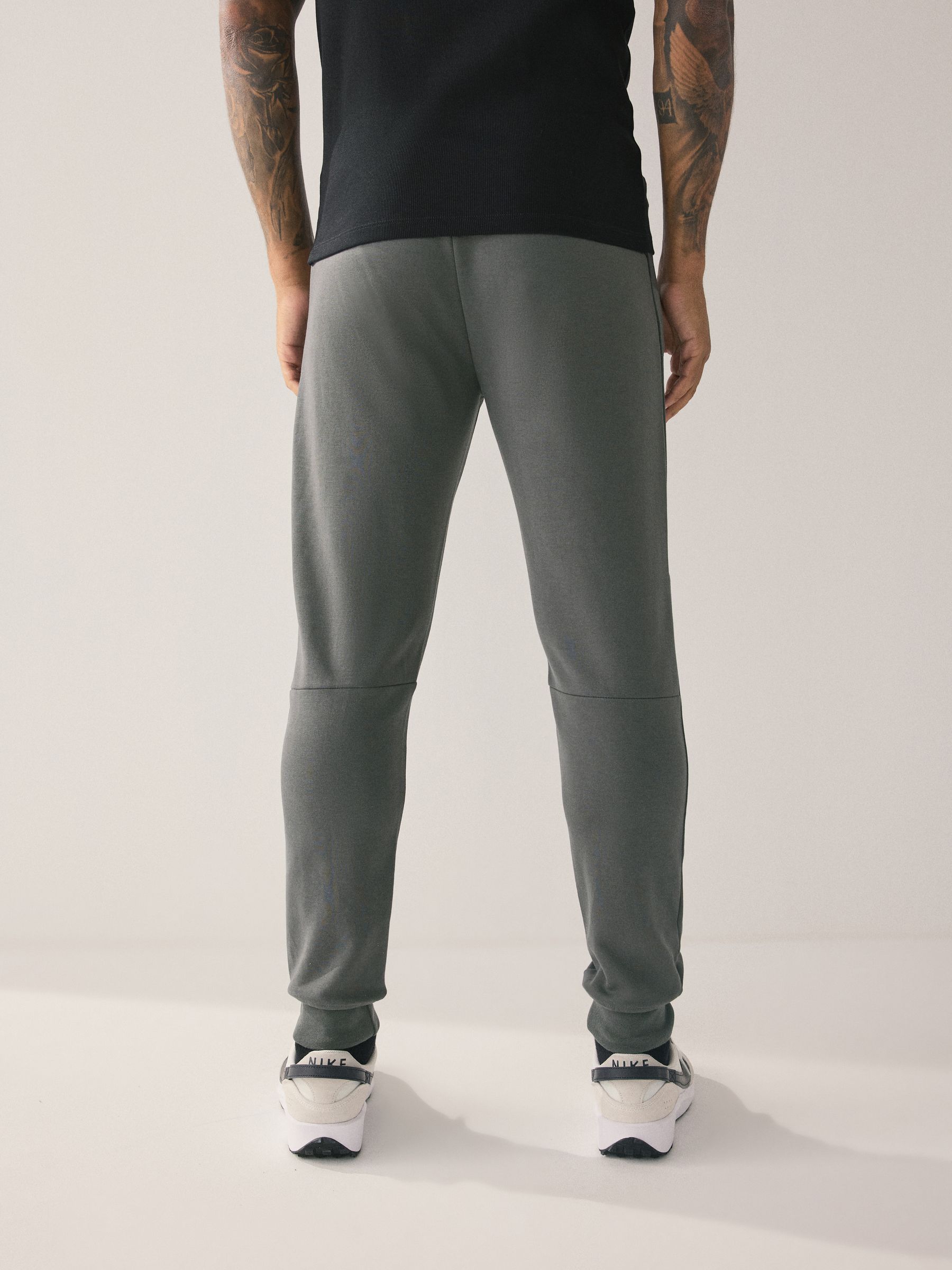 Zwart/Leisteen grijs - Athleisure Cuffed Joggers 2 Pack