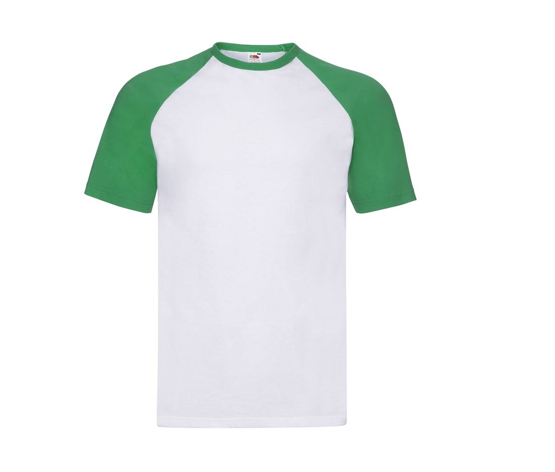 Fruit of the Loom SC237 - T-Shirt Baseball Classique en Coton Fruit of the Loom