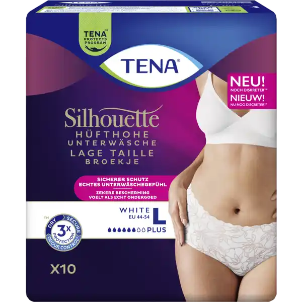 Silhouette Pants Plus Weiß L