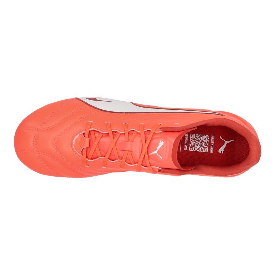 PUMA King Pro FG/AG Unlimited - Glowing Red/Blanc/Red Fire