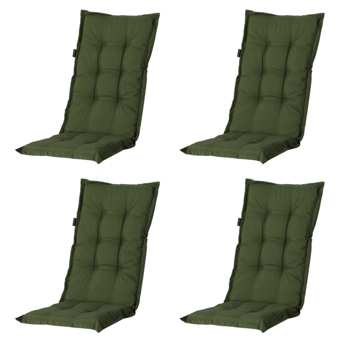 Madison Panama green Tuinstoelkussen - Set van 4
