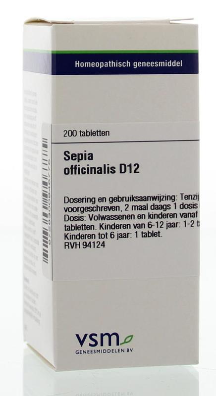 VSM Sepia officinalis D12 200tab