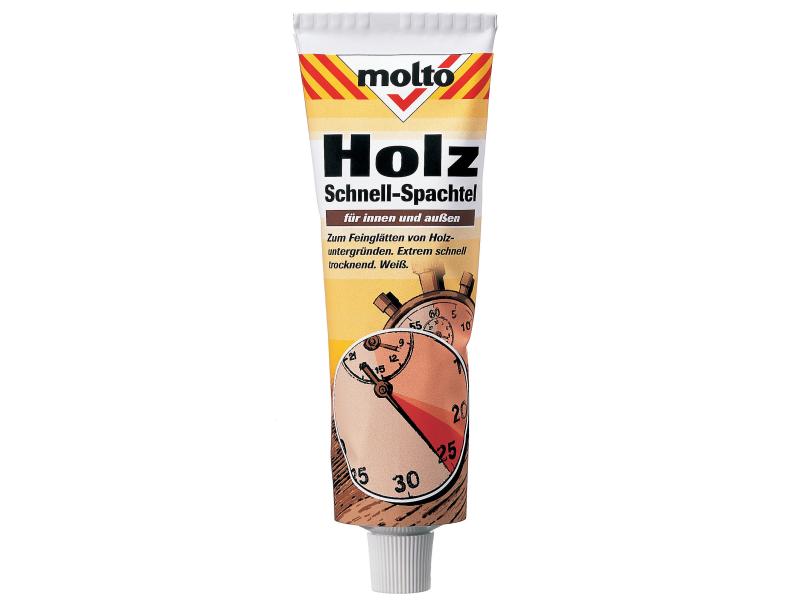 Molto Spachtelmasse Indoor/Outdoor 200 g Holz Zum Feinglätten von Holzuntergründen