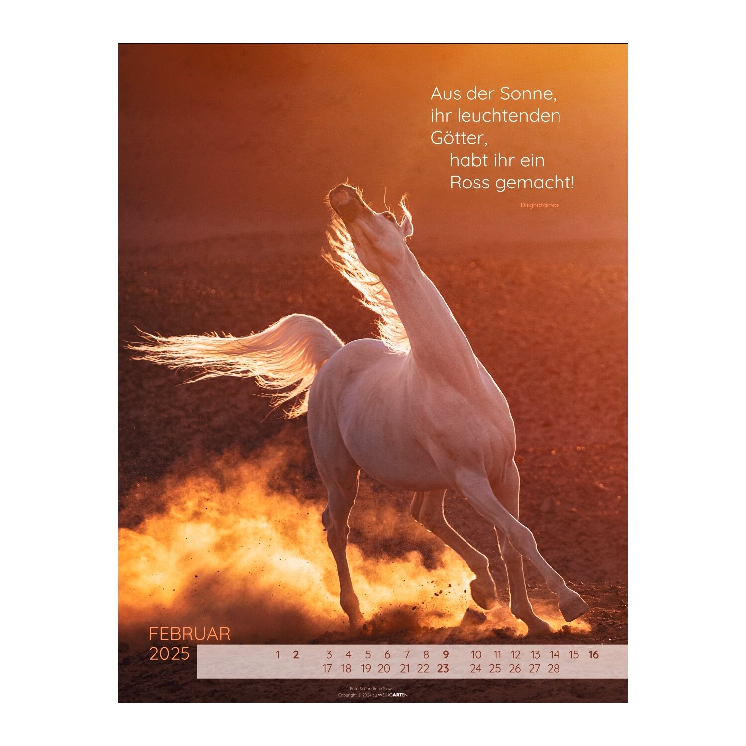 Kalender Pferdepoesie 2025