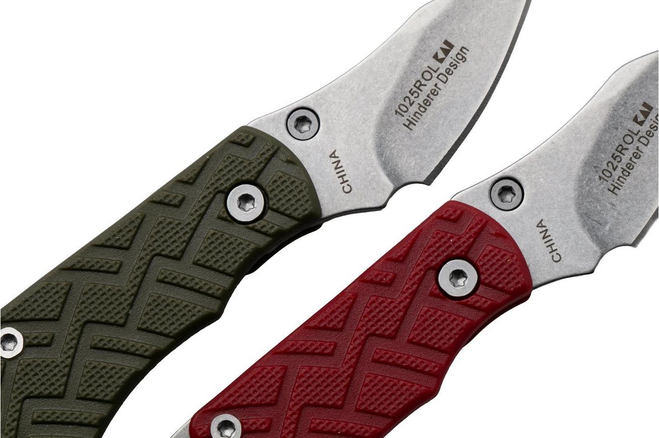 Kershaw Cinder RD & OL 1025ROL, sleutelhangerzakmes, set van twee
