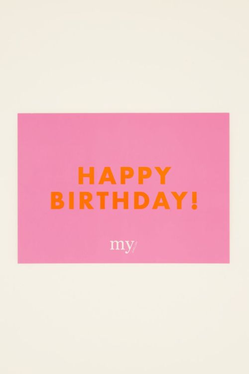 Happy Birthday kaart
