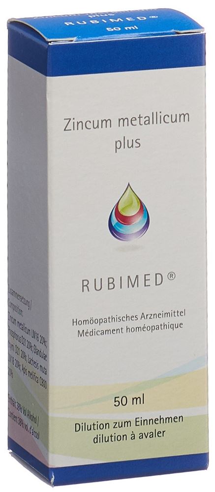 Rubimed Zincum metalicum plus<br>50 ml, Tropfen