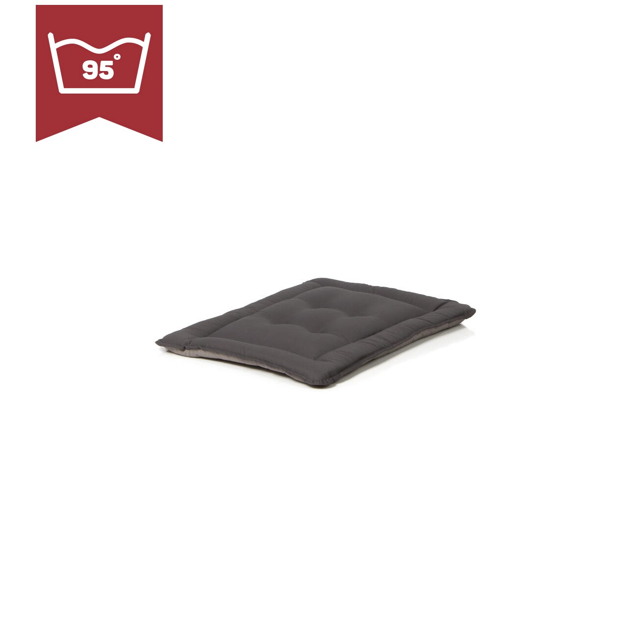 Wallace & Jones gepolsterte Wendedecke Shepherd hellgrau/ dunkelgrau S