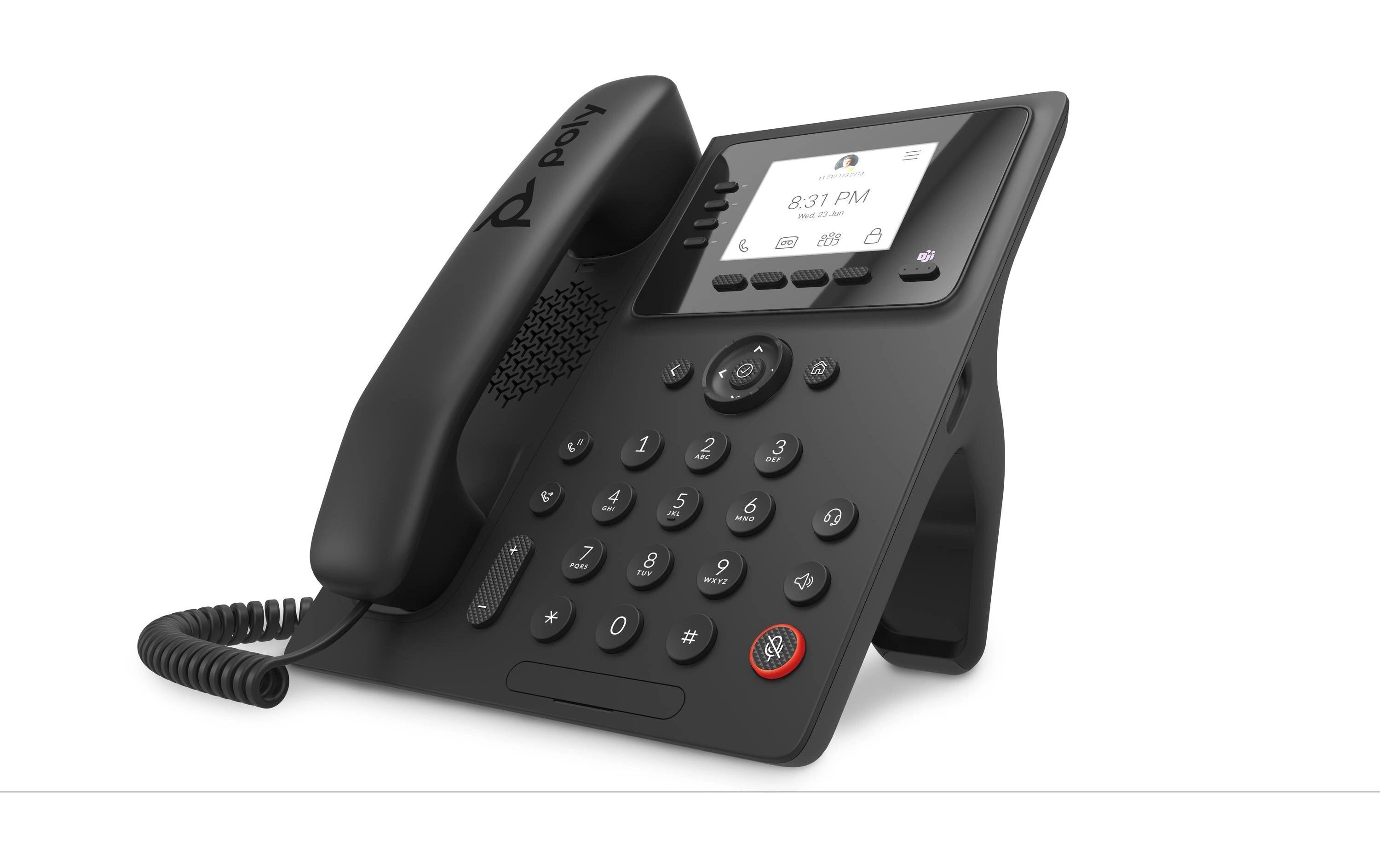 Tischtelefon Poly CCX 350 Microsoft Teams Schwarz<br>Microsoft Teams-Telefon der Einstiegsklasse mit erstklassiger Audioqualität