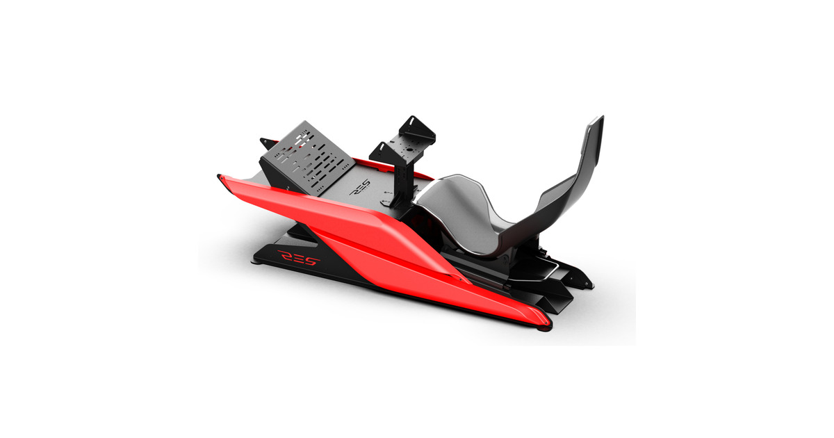 Res-TechX1 Cockpit racing simulator  (Zwart/rood)