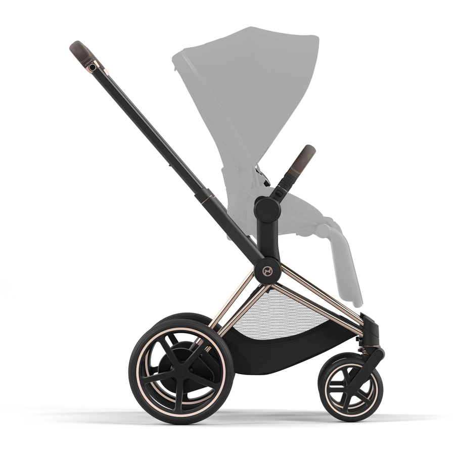 cybex PLATINUM Gestell New e-Priam Rosegold Black inklusive Sitzrahmen