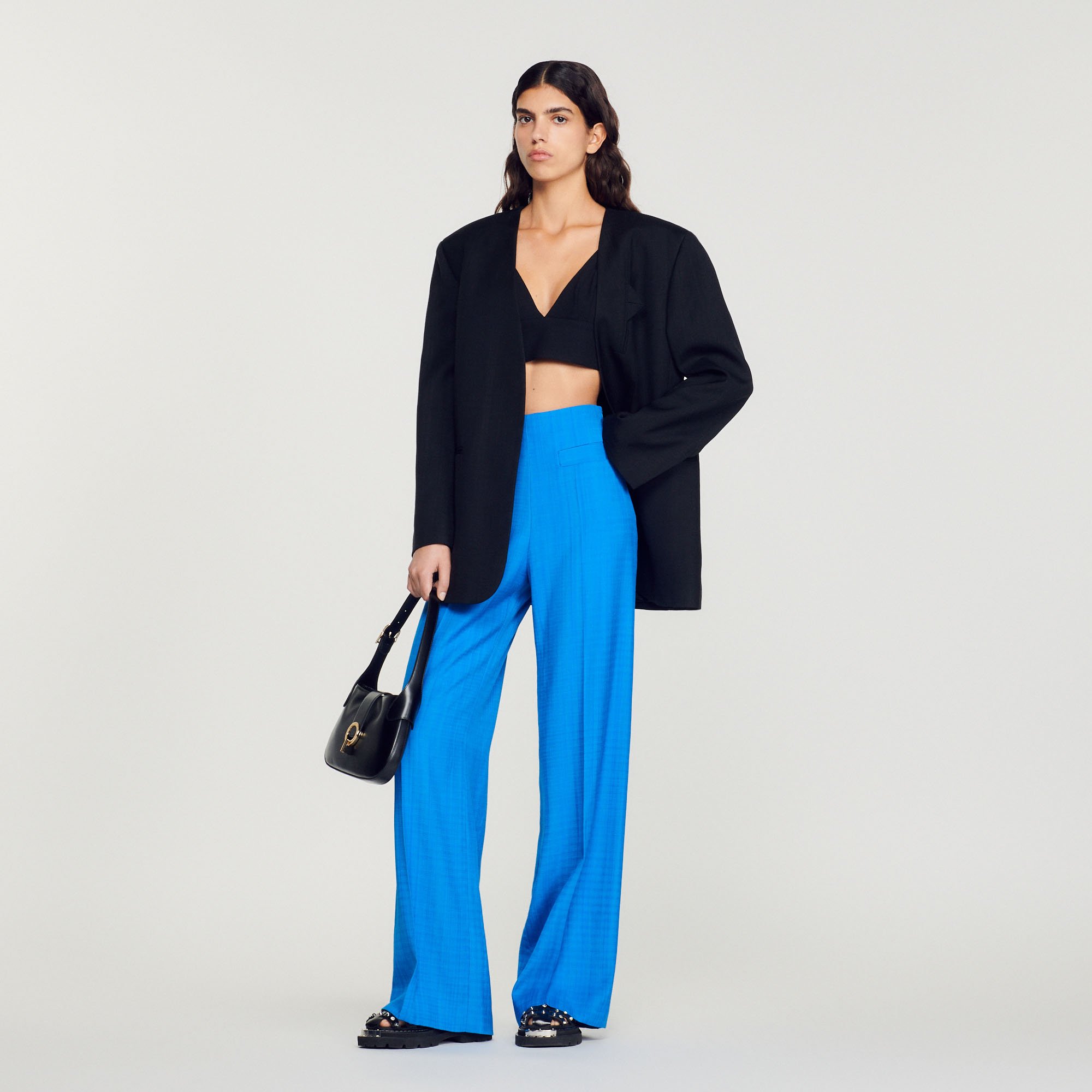 Pantalon taille haute