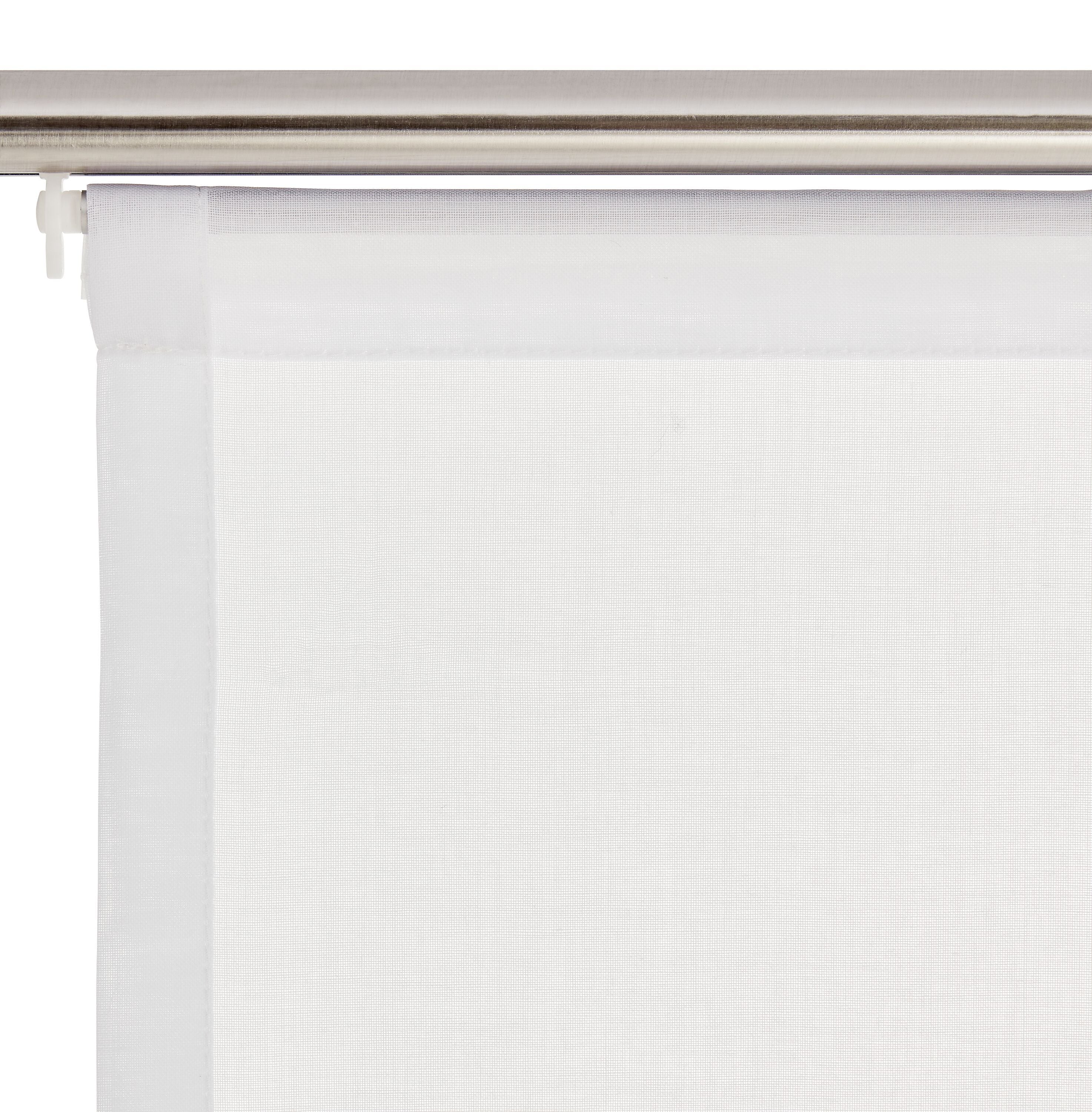ZOE Flächenvorhang - Weiss / B: 60.0 cm x H: 245.0 cm