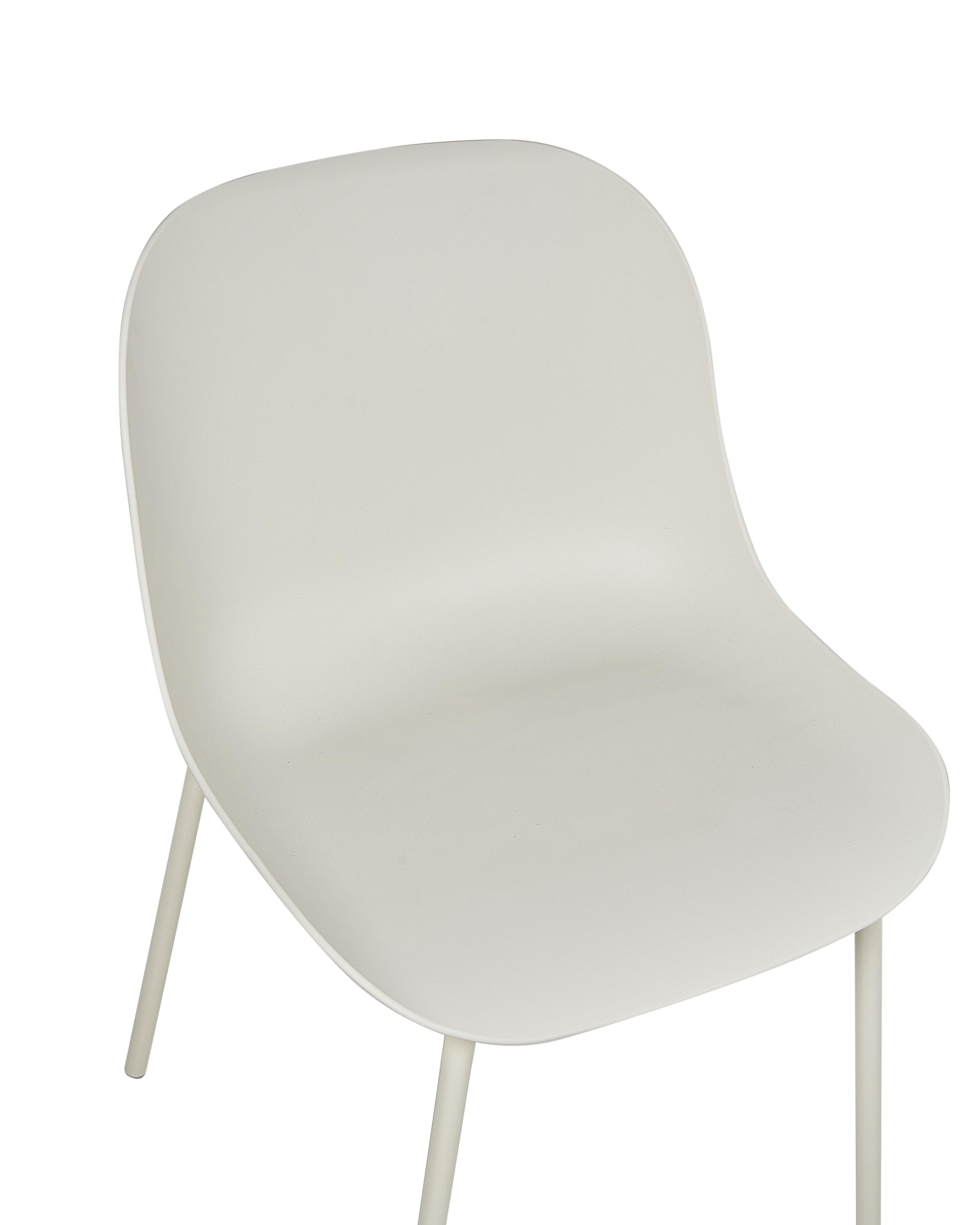Set van 2 eetkamerstoelen BELOIT Lichtbeige