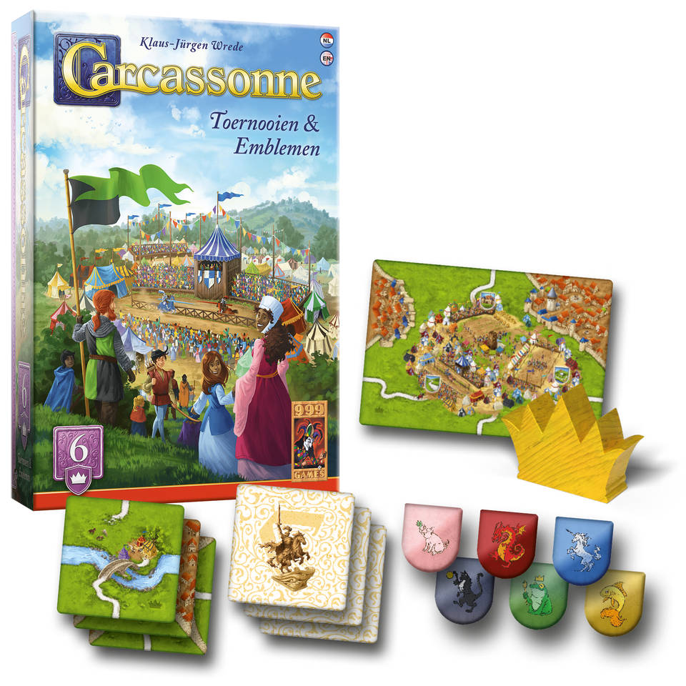 Carcassonne uitbreiding Toernooien & emblemen