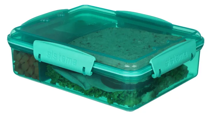 Sistema - Snack Attack Duo975ml - Minty teal