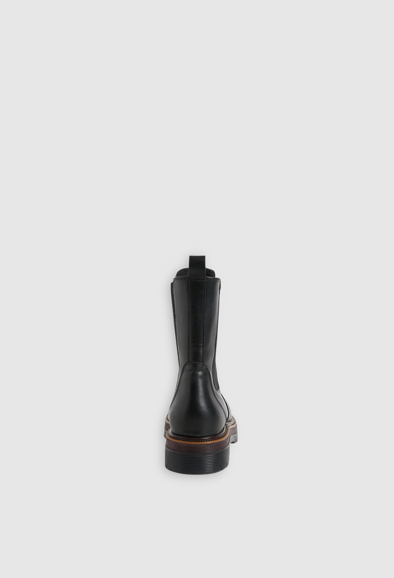 Boots montantes cuir