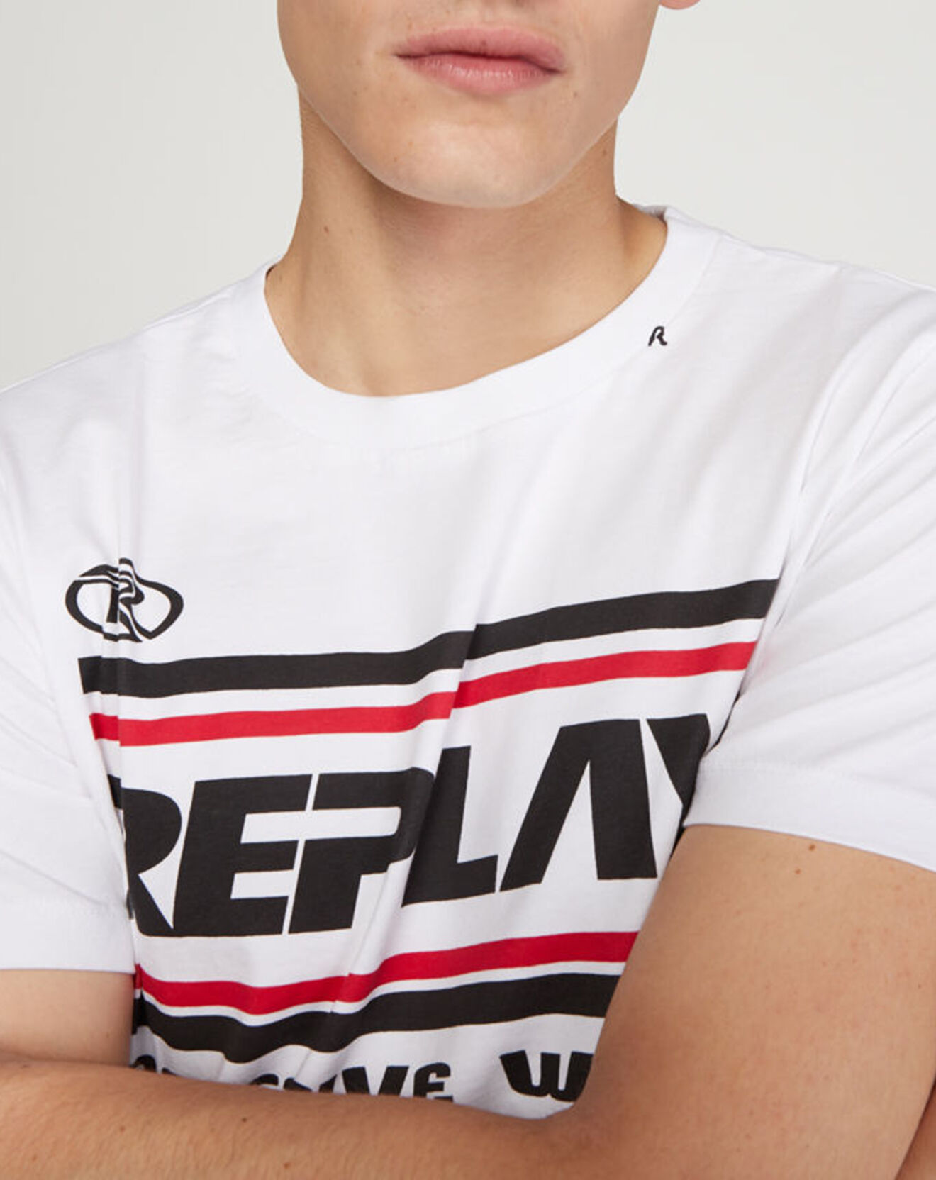Replay T-Shirt Sport blanc
