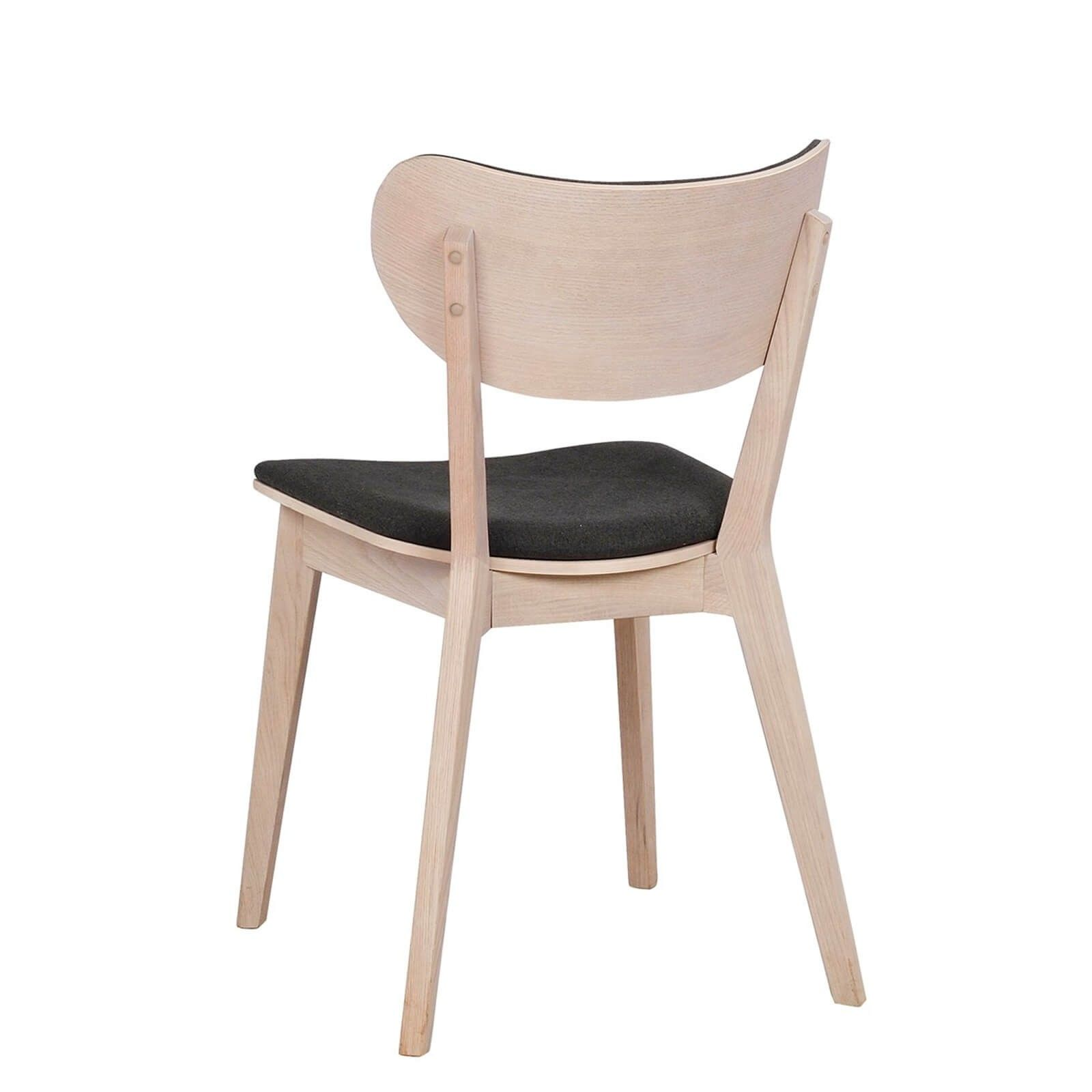 Houten eetkamerstoel Cato Donkergrijs
