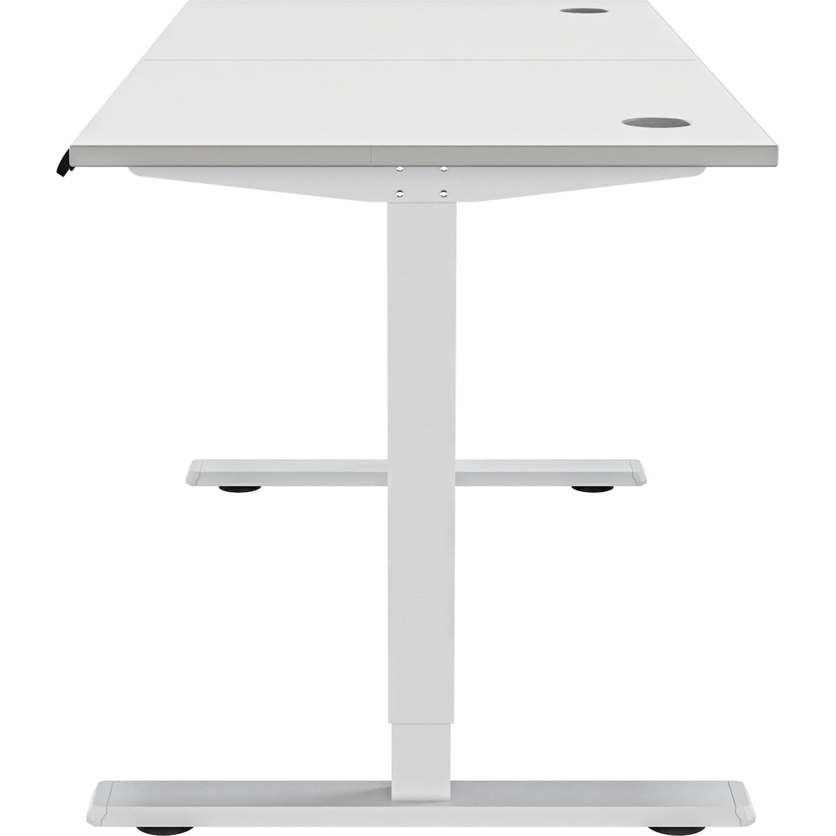 Piranha E-Base 120 høydejusterbart skrivebord (hvit)