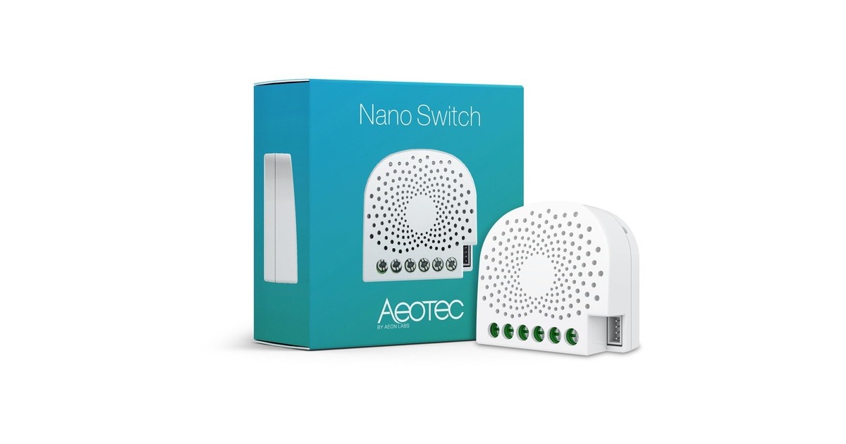 AeotecNano Switch schakelaar  (Wit, Z-Wave)