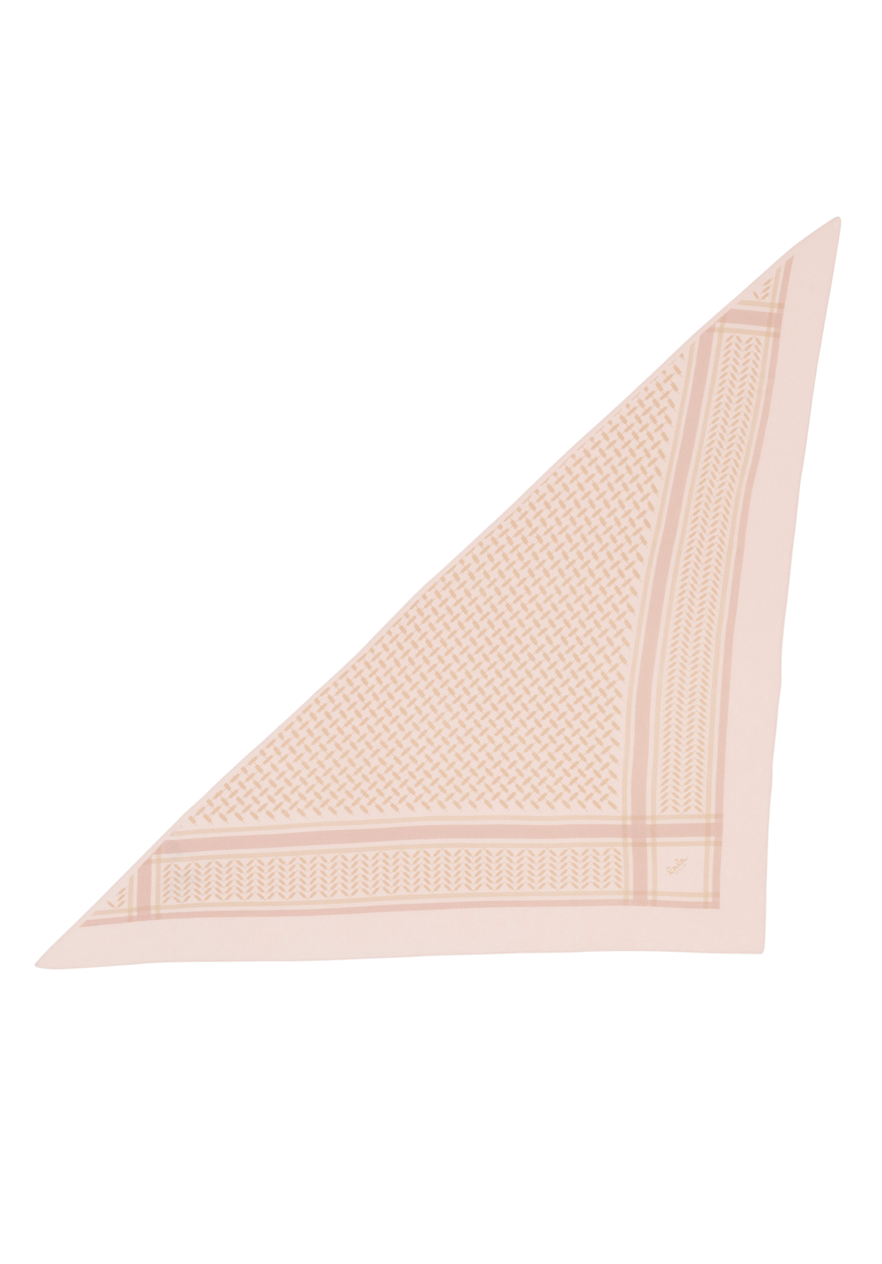 Lala Berlin  Triangle Trinity M tørklæde - Soft Rosewater