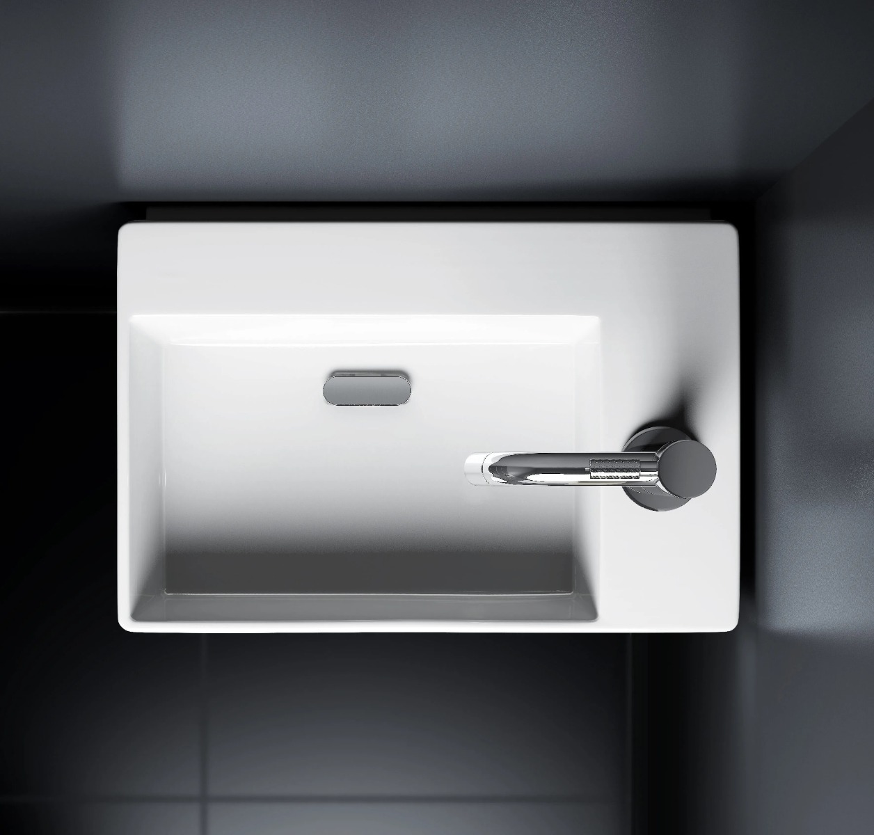 Clou (New) Flush/First afdekplaatje voor afvoerplug chroom