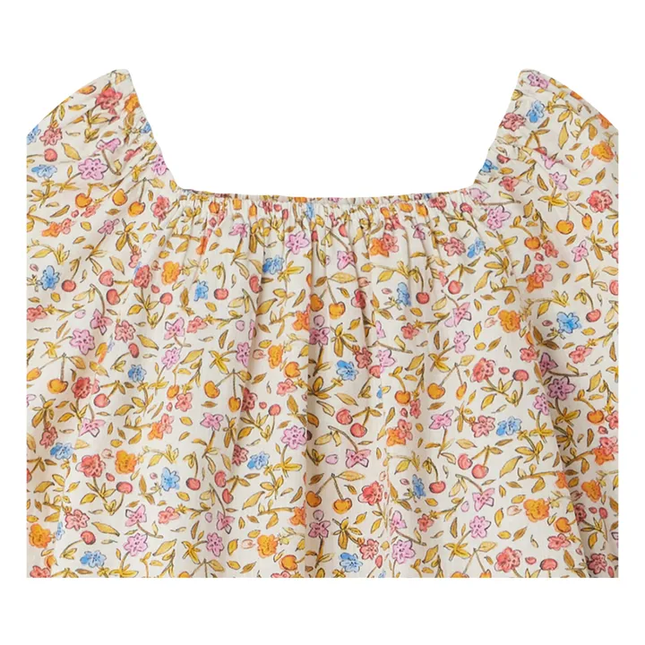 Bonpoint Blouse Fleurie Anastide | Abricot