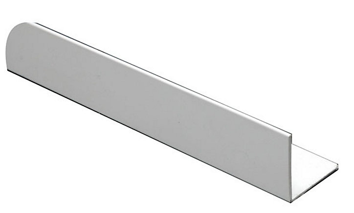 Cornière PVC blanc 15 x 15 mm, 1 m