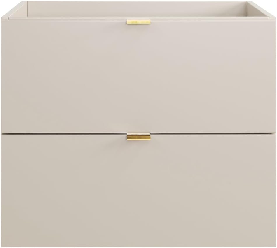 Lomadox Badezimmer Waschtischunterschrank 120 cm in Kaschmir matt, 4 Schubladen