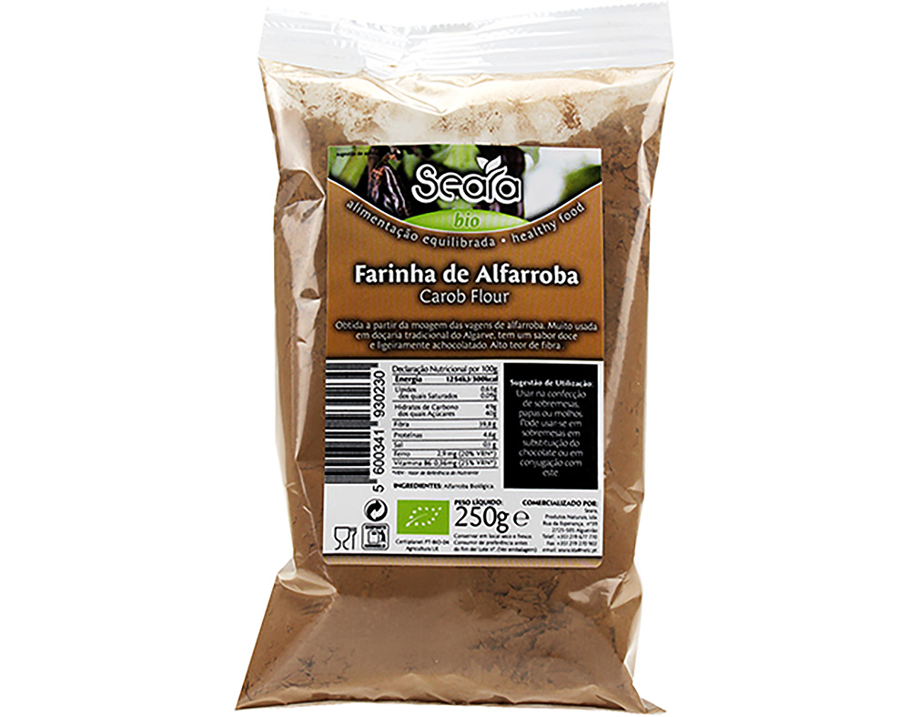 FARINHA SEARA ALFARROBA BIO 250G
