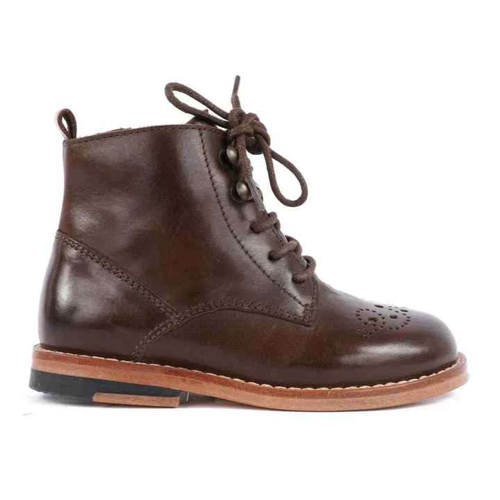 Young Soles Bottines Lacets Buster | Marron