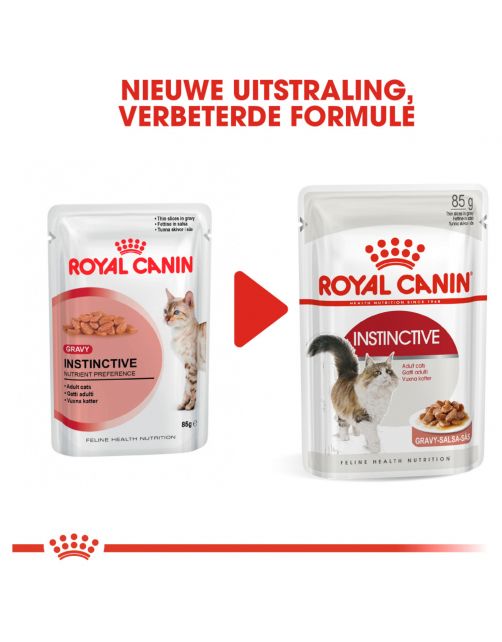 Royal Canin Instinctive - In Gravy - Kattenvoer - 85 g Bonuspack