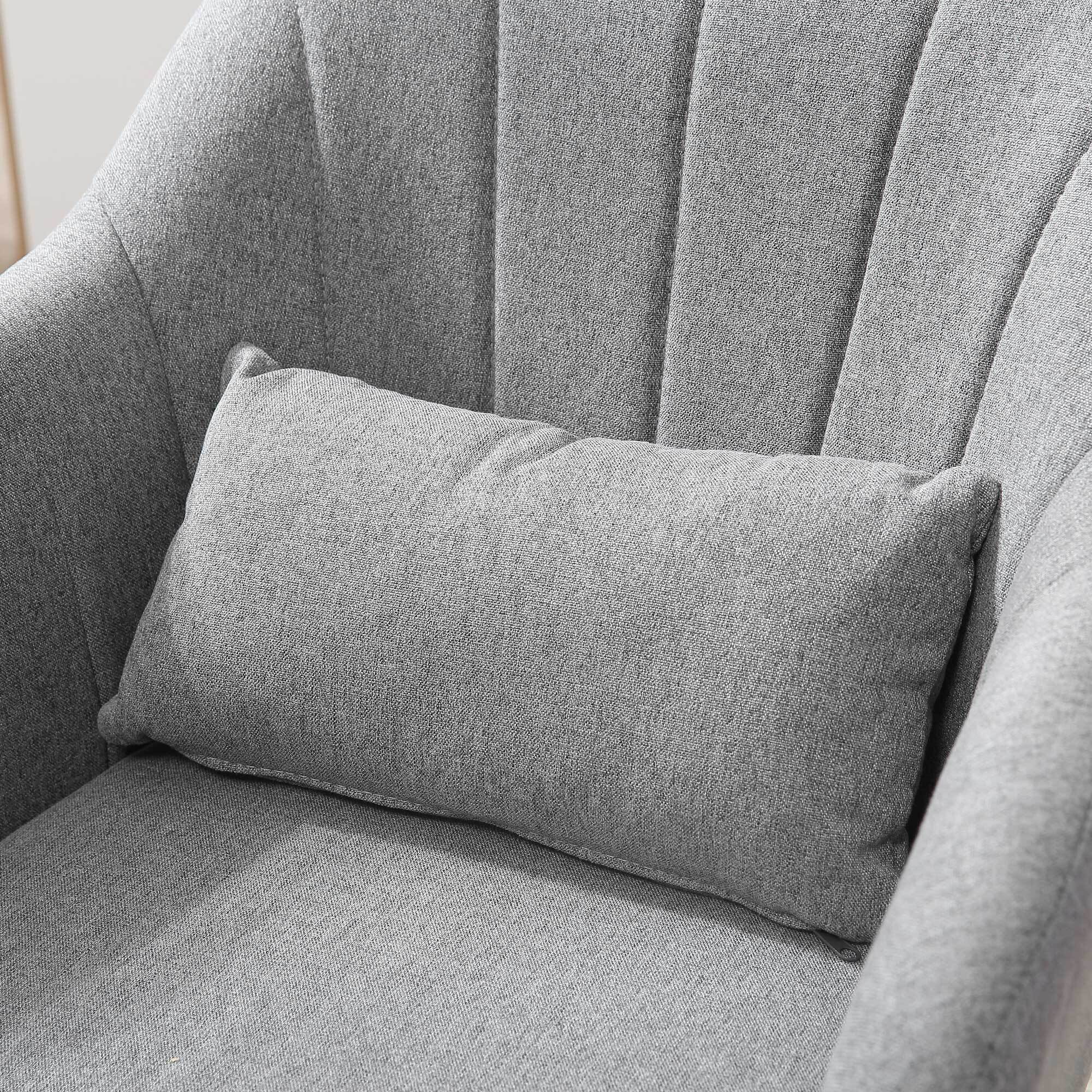 HOMCOM Bürostuhl im schlichten Design 57 x 57 x (77,5-87) cm (BxTxH)