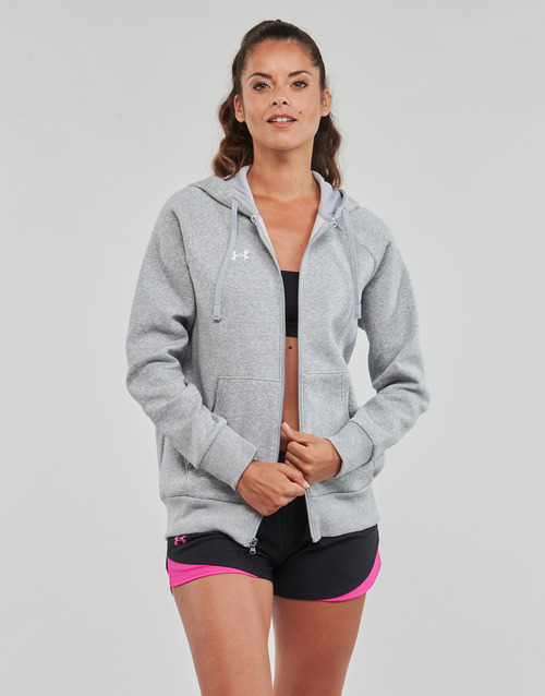 Under Armour - RIVAL FLEECE FZ HOODIE - Gris