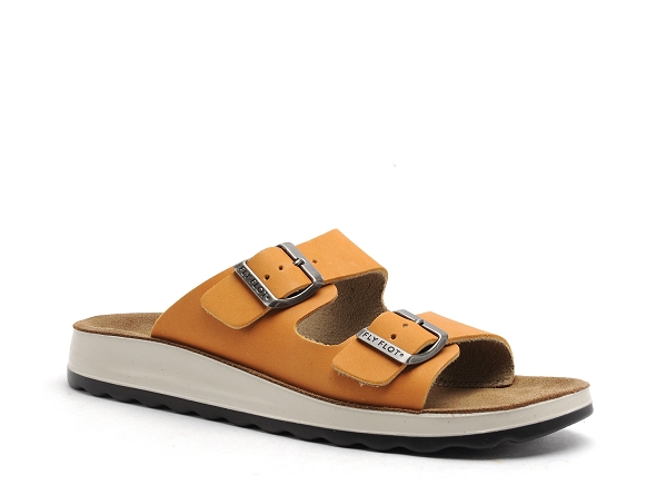 Flyflot mules et sabots plats femme frein orange