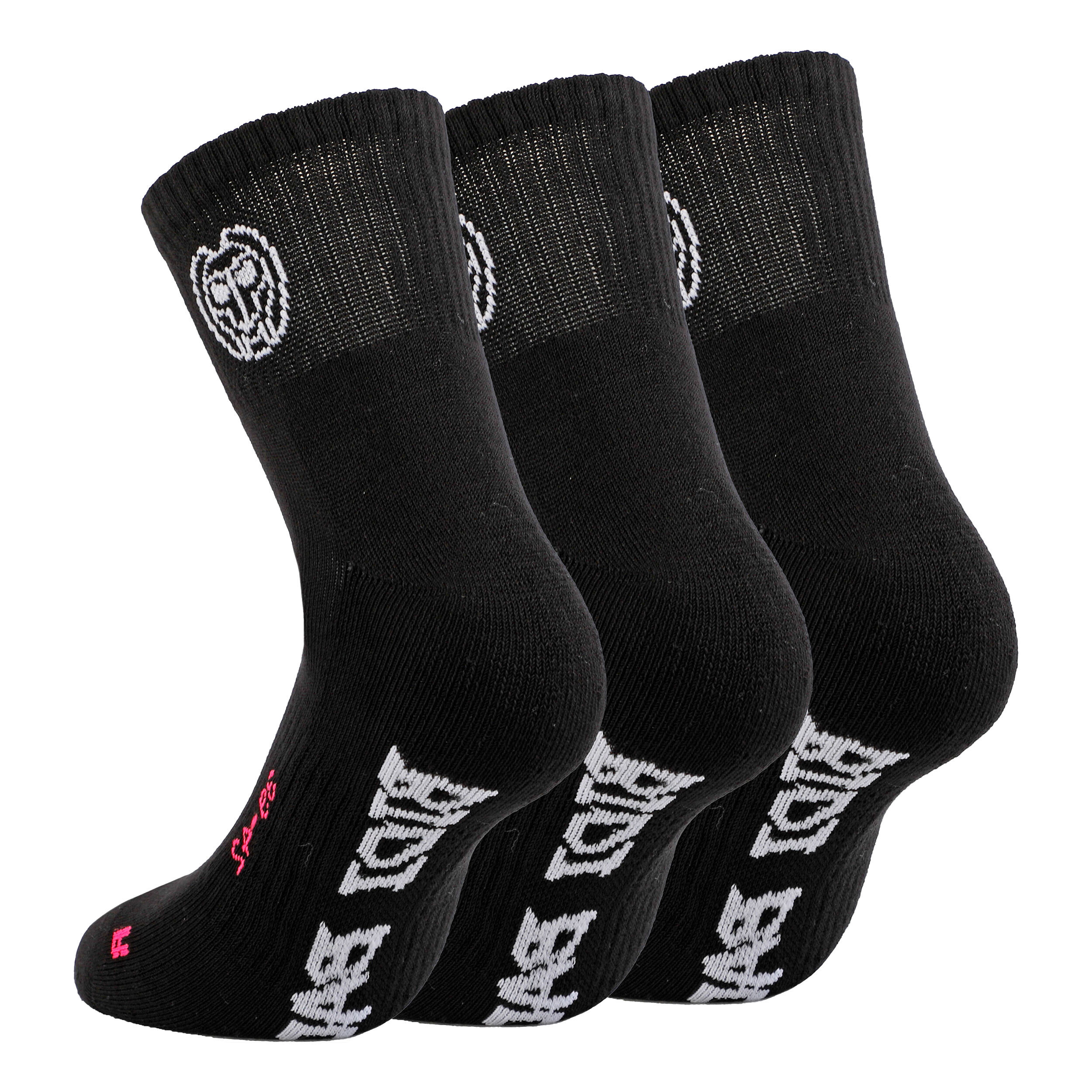 BIDI BADU Anchor Ankle Move Chaussettes De Tennis Pack De 3 - Noir